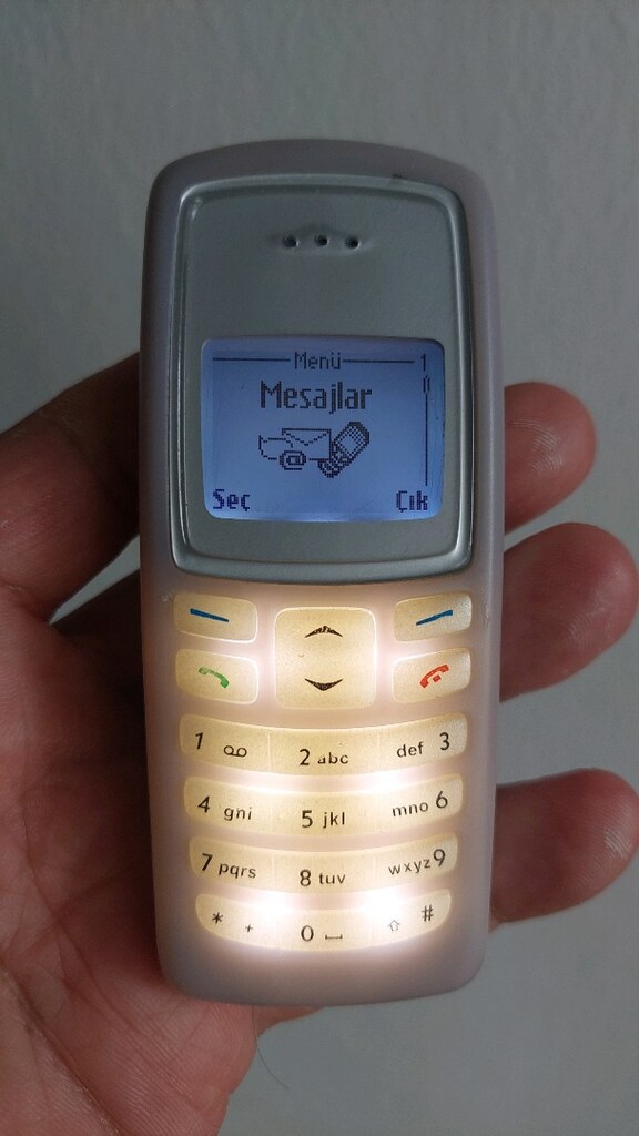 NOKİA 2100 FULL ORJİNAL BEYAZ EKRANLI TELEFON - 6