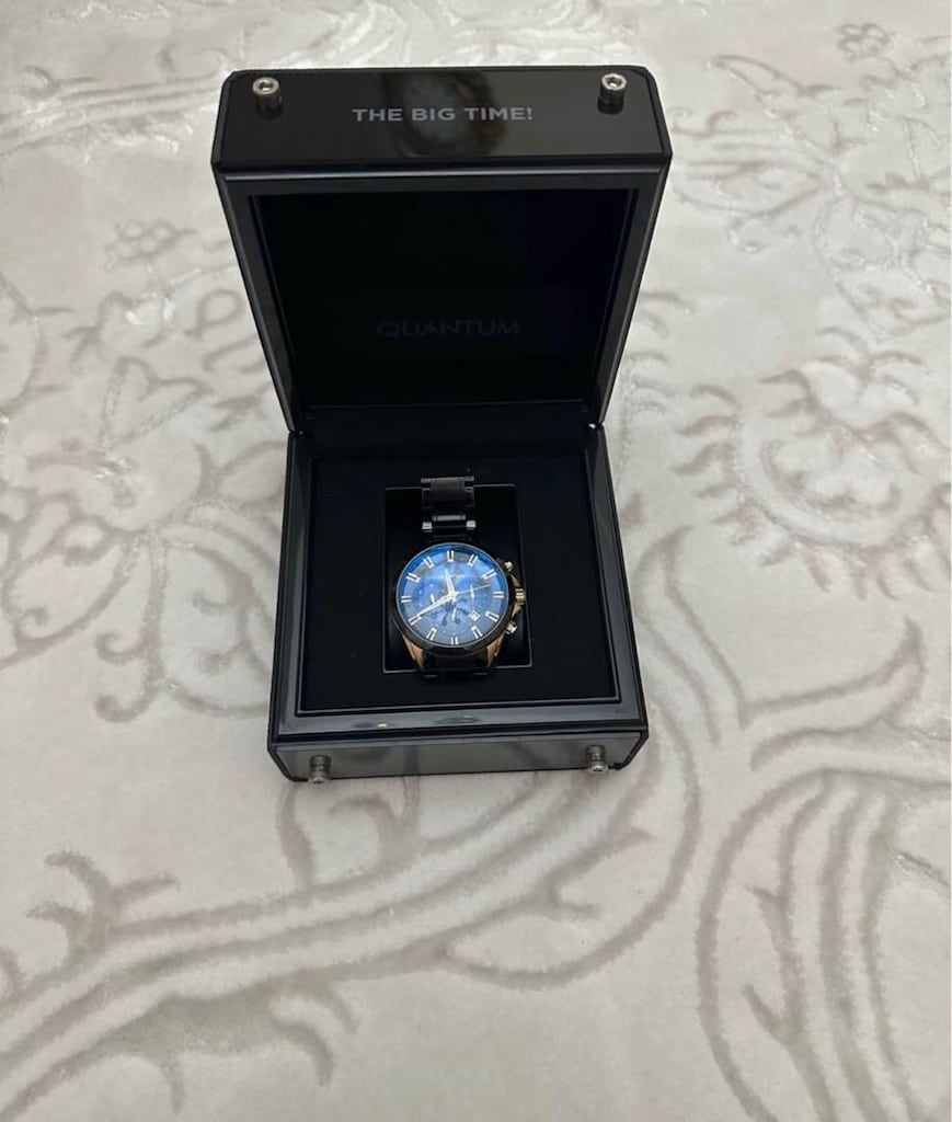 Bu görseldeki Quantum Adrenaline ADG392.850 model saat, altın ve siyah - 5