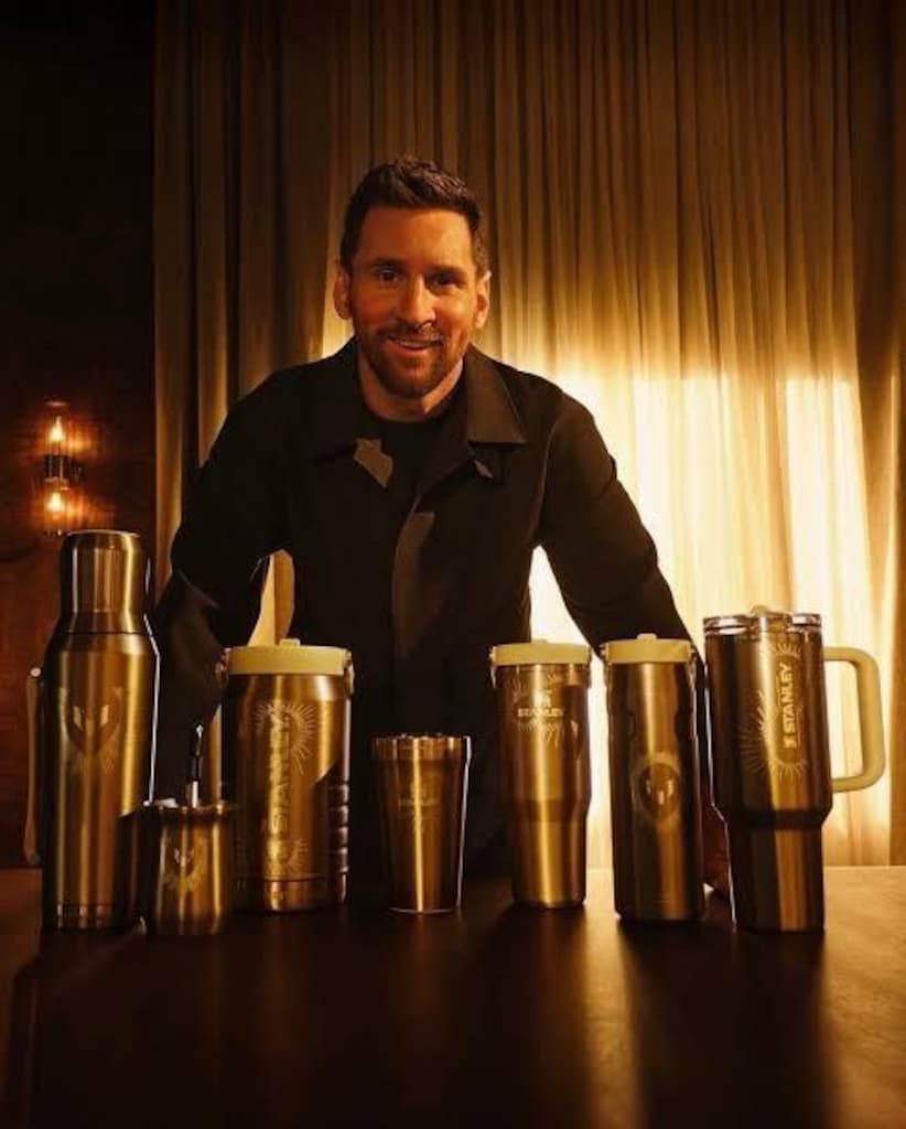 The Messi x Stanley IceFlow Flip Straw 2.0 Bottle | 24 OZ
