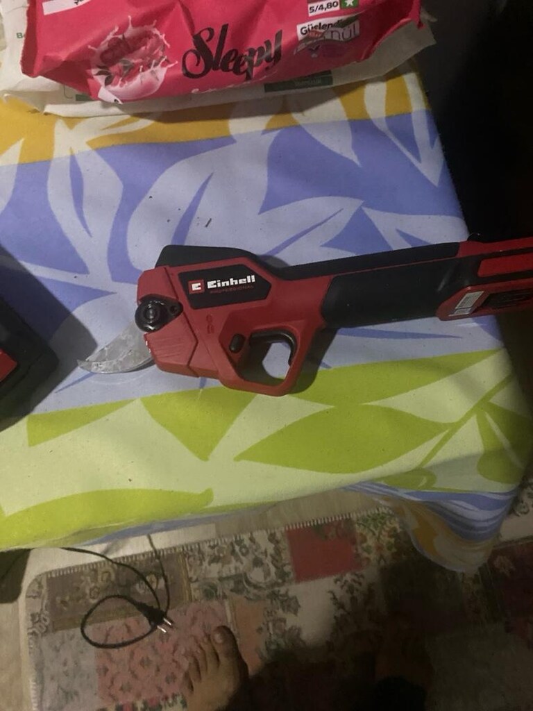 Einhell alman dal budama makası akülü - 5