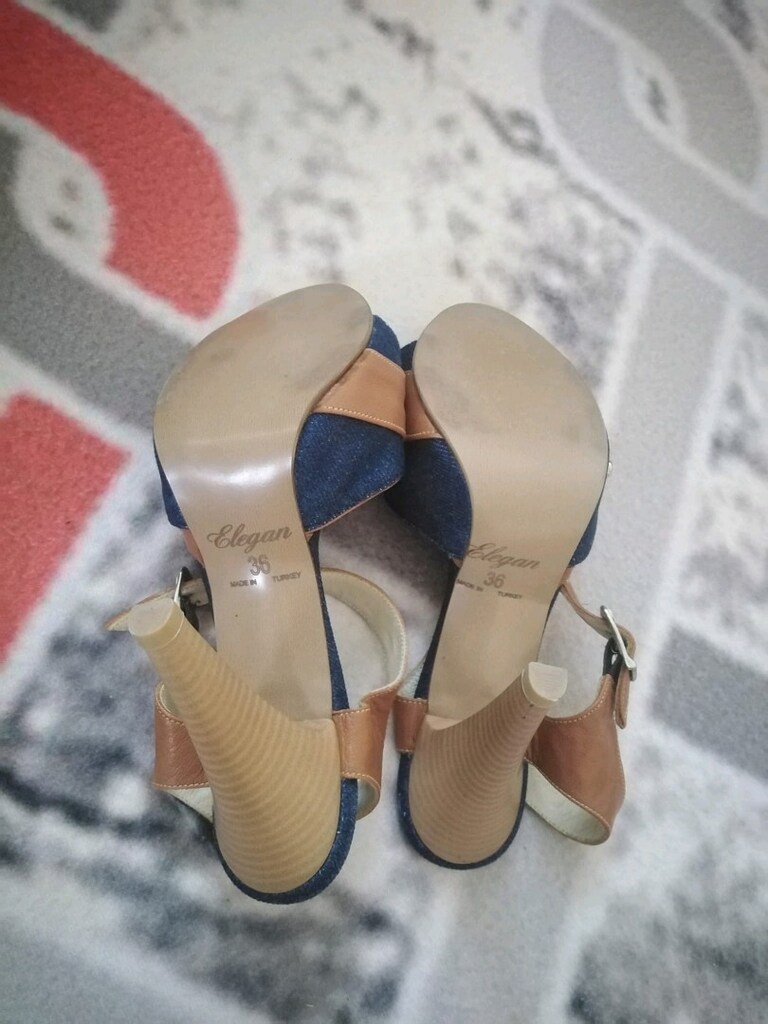 36 numara platform topuk ayakkabi - 8
