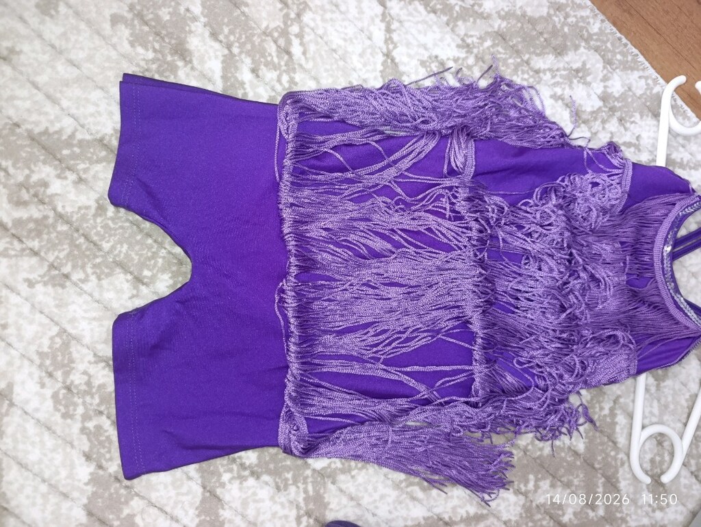 püsküllü elbise - 2