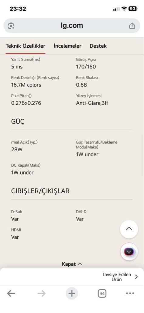 Lg w2486 ful led monitör - 5