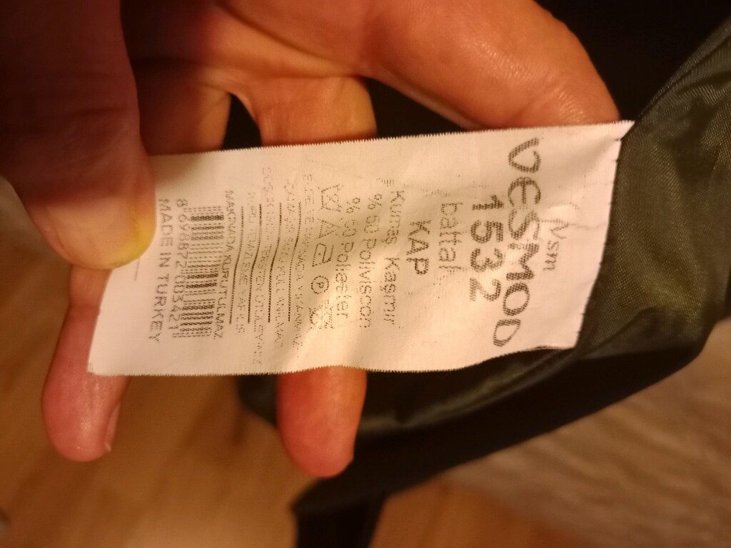vesmod kap kumaş Kaşmir kaban az giyildi hatasız kaliteli 46 beden - 3