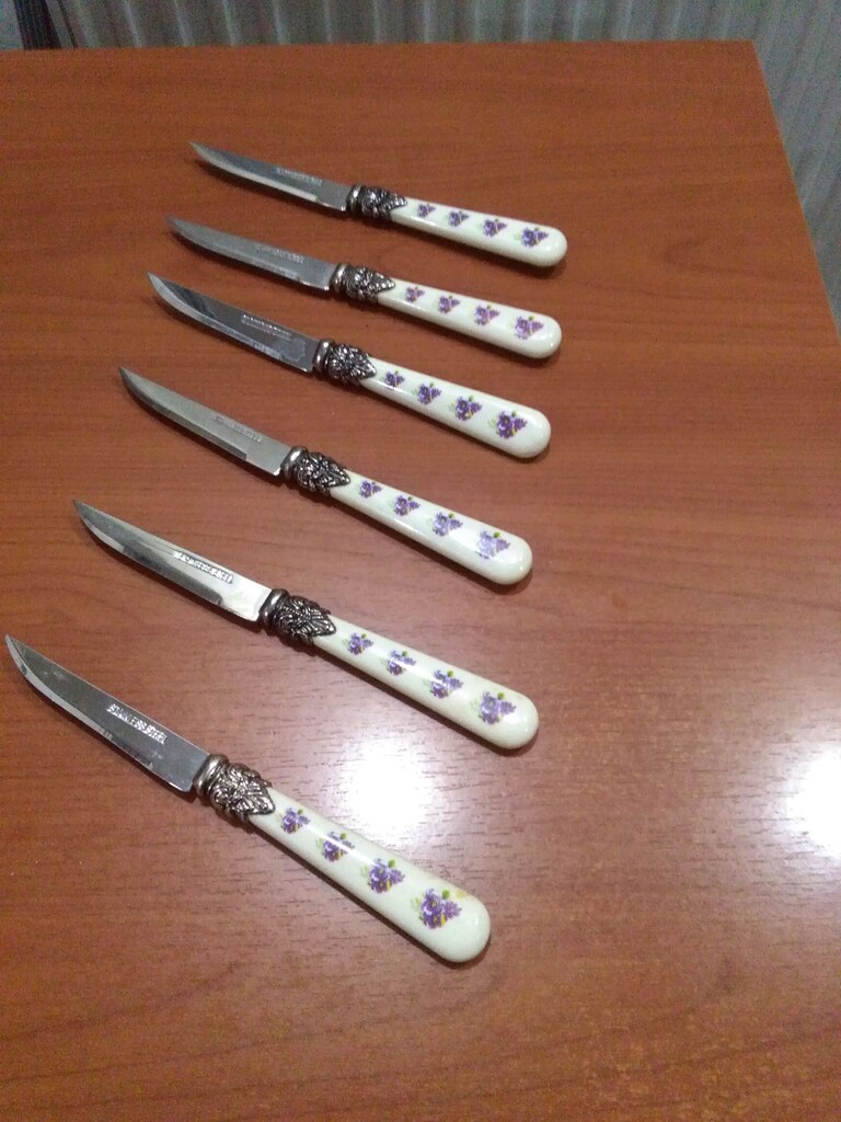 6'lı Kaliteli Lüks Meyve Bıçağı SIFIR - 2