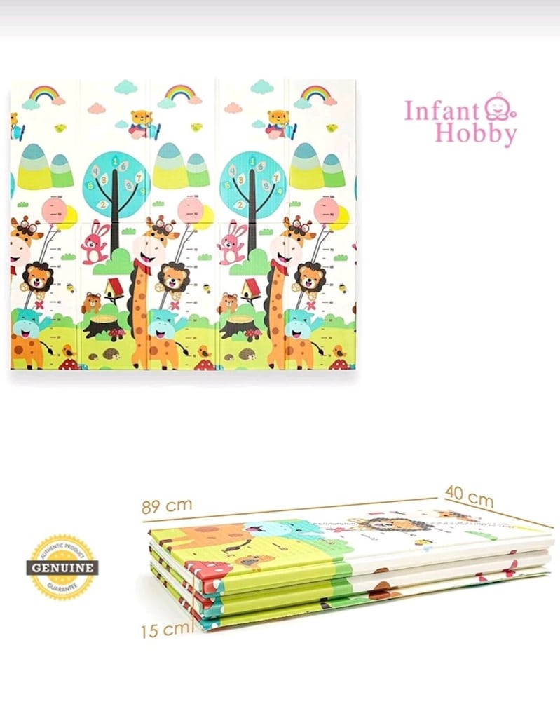 İNFANT HOBBY Giraffe PREMİUM KATLANIR OYUN MATI - OYUN HALISI XL - 4
