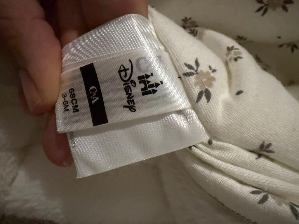 Krem Bebek Tulumu Tavşan Figürlü - 4