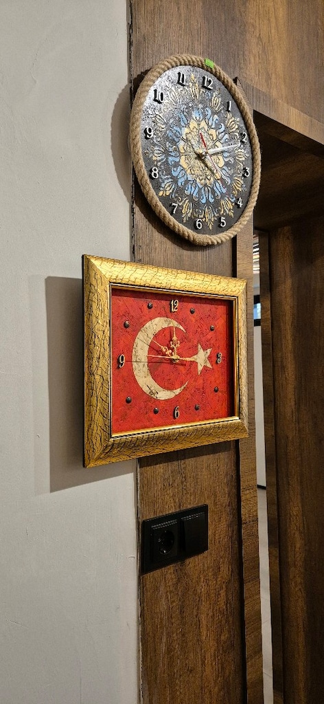 Türk Bayrağı Duvar Saati - 3