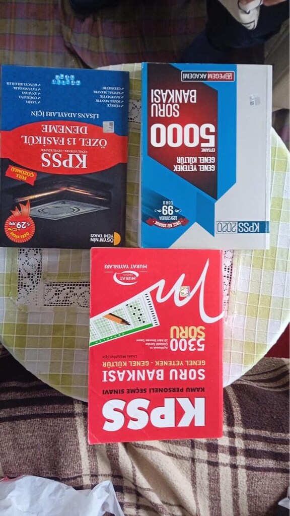 Hiç kullanılmamış soru kitapçıkları - 3
