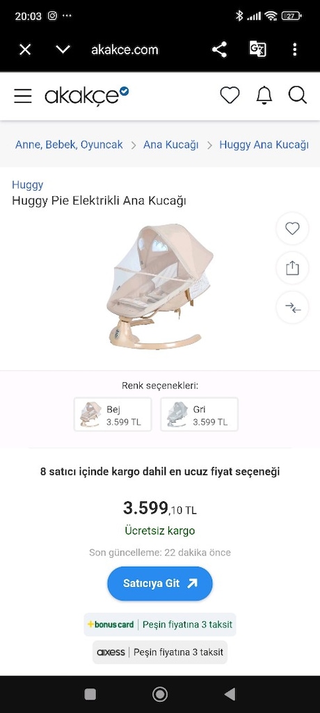 otomatik kumandalı sallanabilir müzikli anakucağı tertemiz. - 12