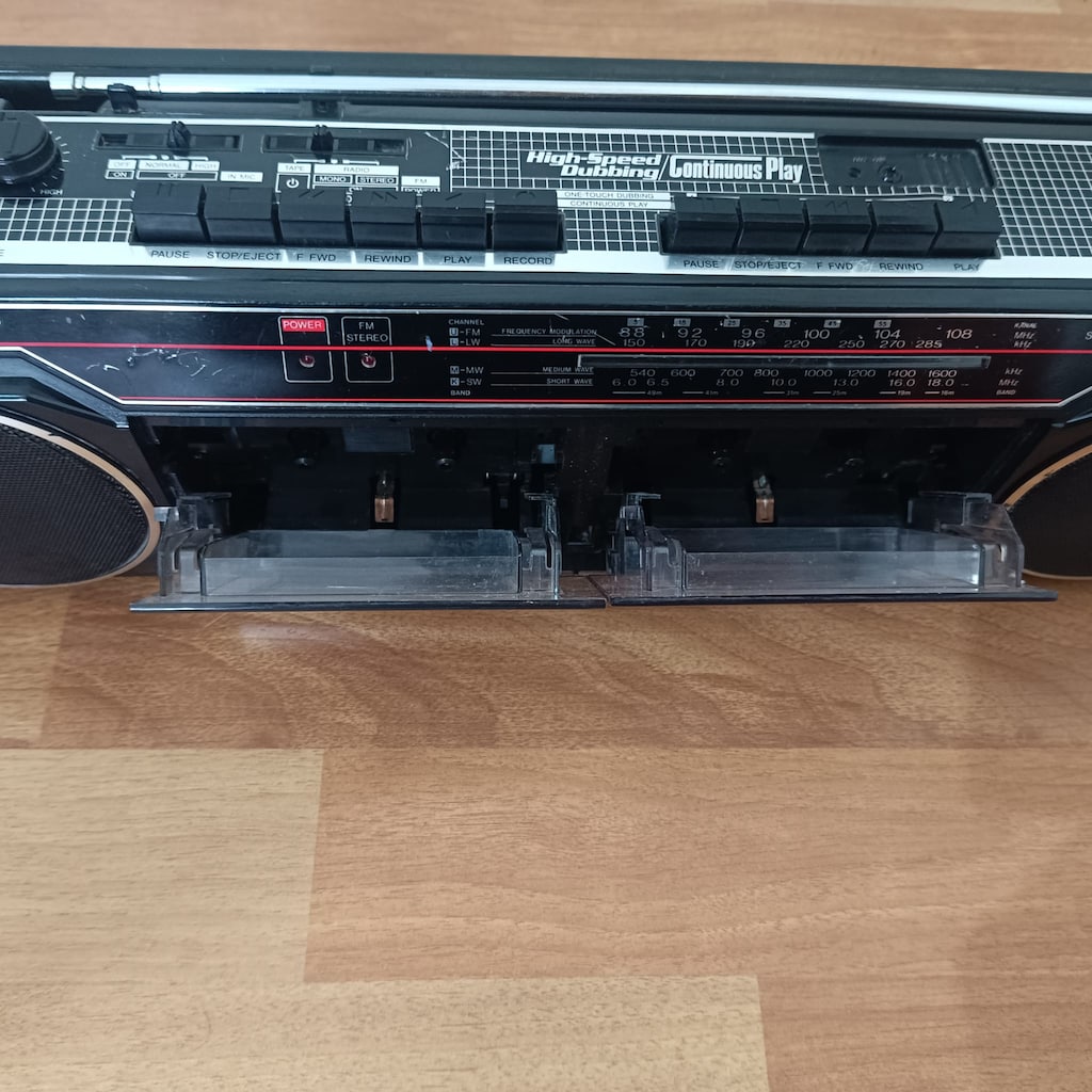 Sharp WQ-262H (BK) Radyo,Kasetçalar.ÜCRETSİZ KARGO.Dikimevi Mevkii - 2