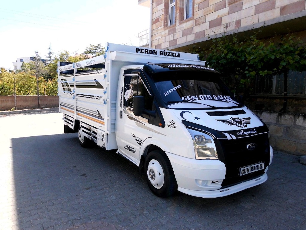 2008 FORD TRANSİT 350L TEK TEKER JUMBO KAMYONET RUHSATLI MASRAFSIZ - 10