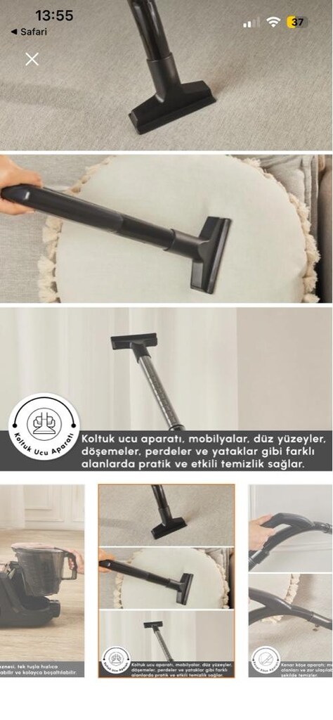 karaca elektrik süpürgesi - 9