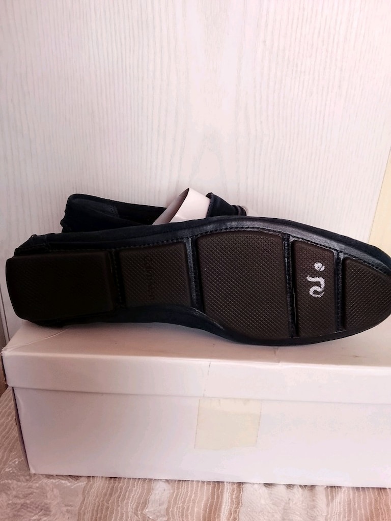 Calvin Klein Lacivert suet loafer. - 5