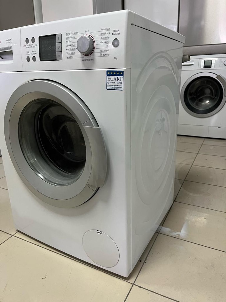 Bosch 7 kg sorunsuz yeni bakımlı çamaşır makinası - 3