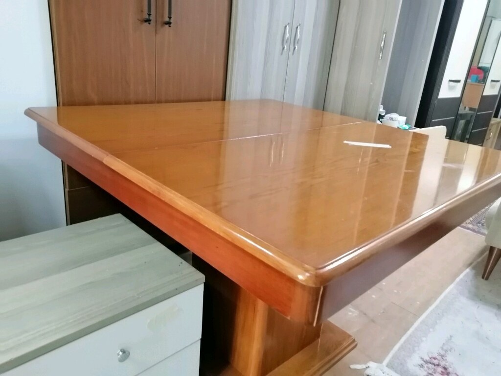 mutfak masası kare kütük masa olarak bilinir - 2