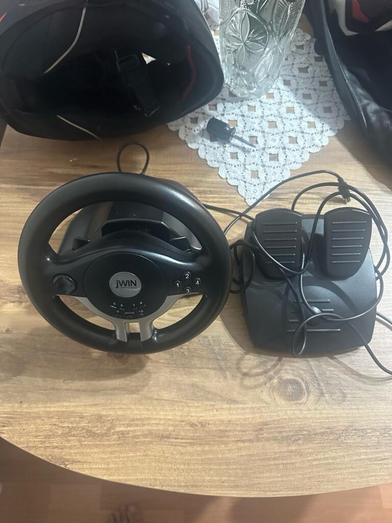 jWIN Oyun Direksiyonu ve Pedal Seti (PC / Temiz) - 2