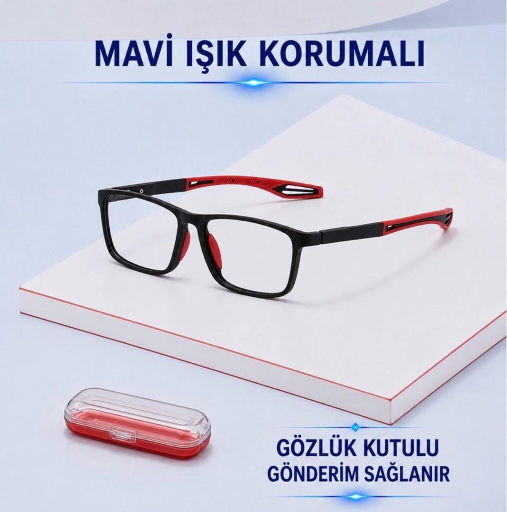 +0.50 Numara Marjinal Erkek Okuma Gözlüğü - 4