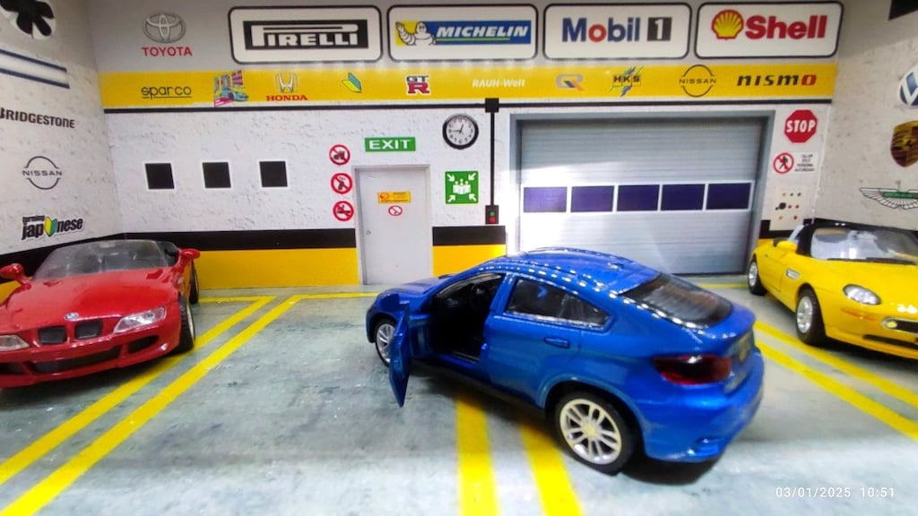 BMW X6 SUV modeli metal diecast oyuncak araba - 11