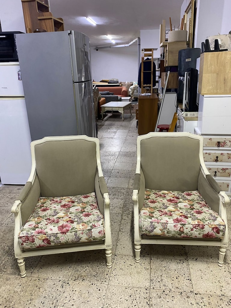 2. EL Şık Patineli Oymalı Klasik Berjer Koltuk Takımı - 6