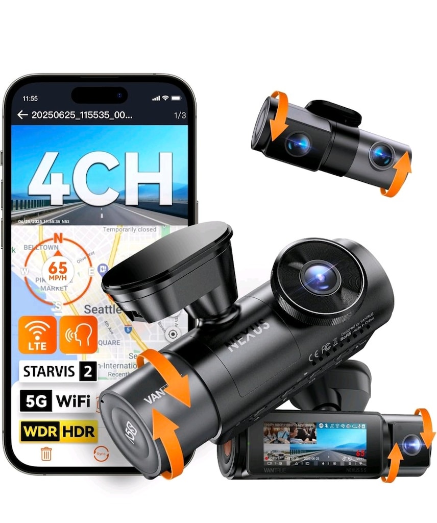VANTRUE N5S DASHCAM - ARAC KAMERASI