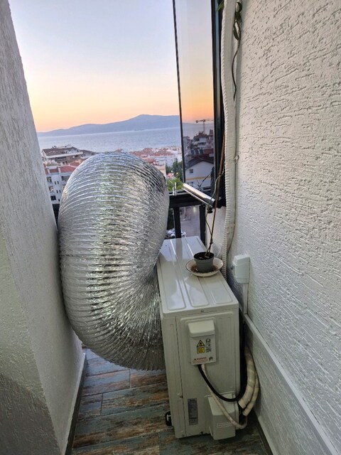 Klima Dış Ünite Bacası 7 metre 63 cm çapında