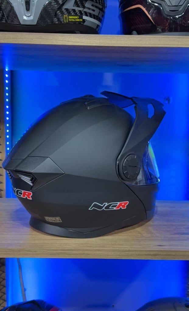 NCR Siyah Motosiklet Kaskı - 2