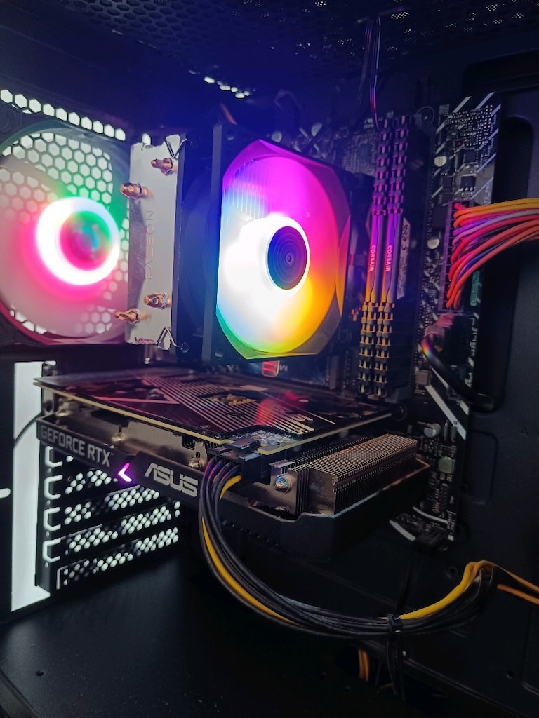 Asus RTX 3050 OC İ3 12100F 16 RAM 512 SSD TERTEMİZ OYUNCU BİLGİSAYARİ