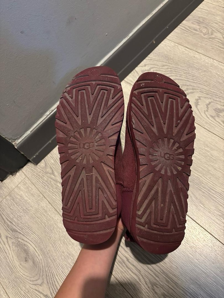 Bordo Süet Bot - 4