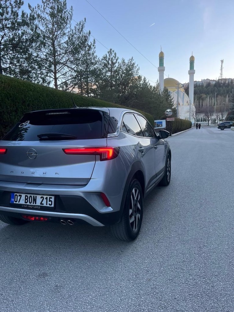 2021 MODEL OPEL MOKKA ELEGANCE 1.2T GRİ/SİYAH HATASIZ BOYASIZ TRAMERSZ - 6