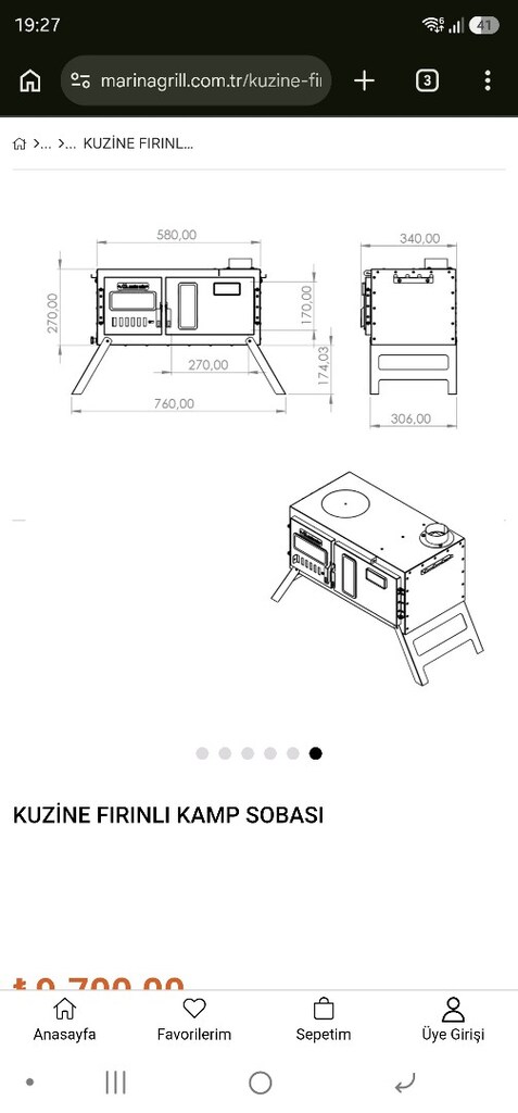 marina grill kamp sobası 2 kere kullanildi - 4