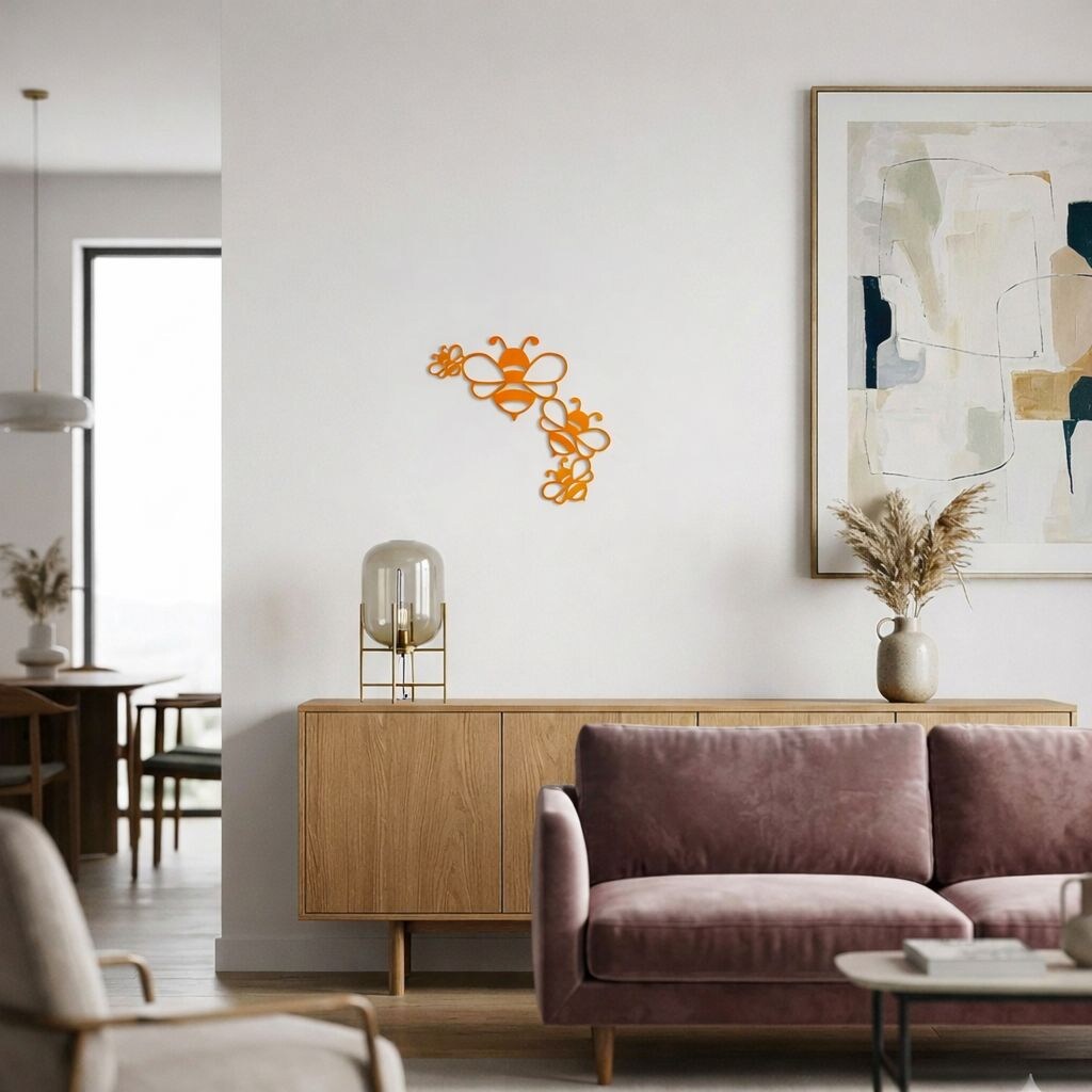 Feng Shui Bereket Bolluk Simgesi Dekoratif Duvar Süsü Turuncu - 2