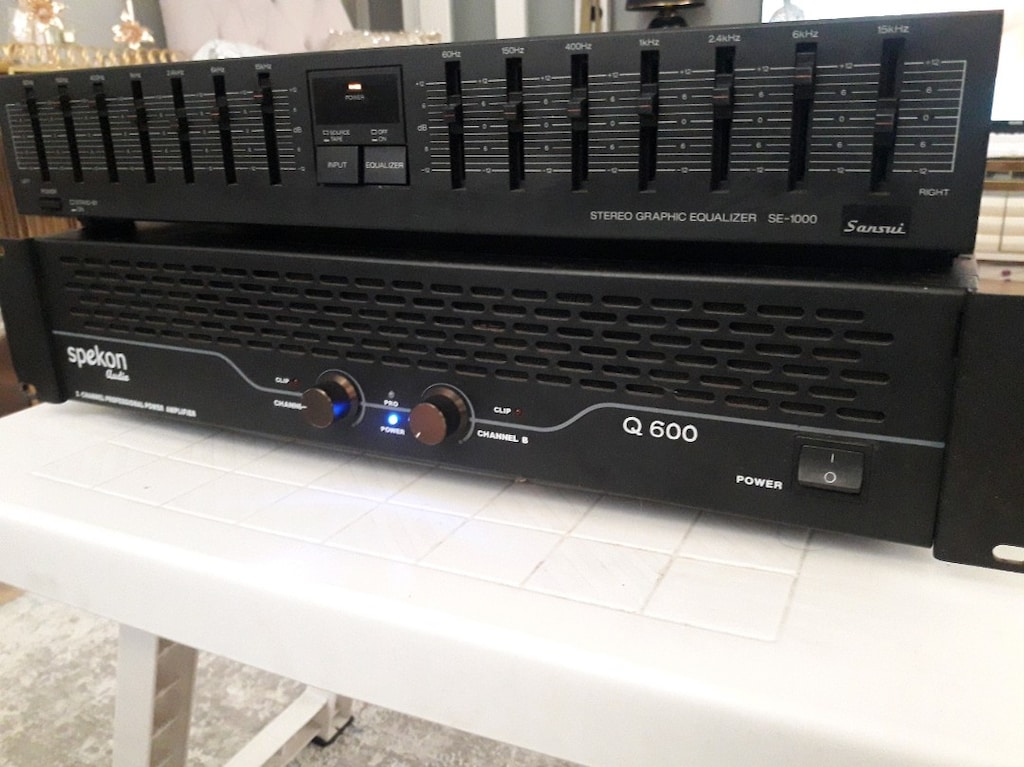 spekon audio power anfi Q600 stereo eoualizer se-1000 sasui - 3