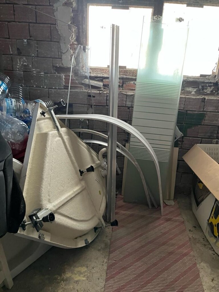 1 metre ye 1 metre oval Duşakabin - 5