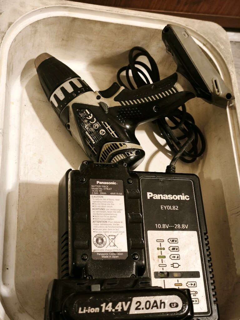 ORİJİNAL PANASONİC 14.4 VOLT ŞARJLI MATKAP SORUNSUZ ÇALIŞIR VAZİYETTE - 6