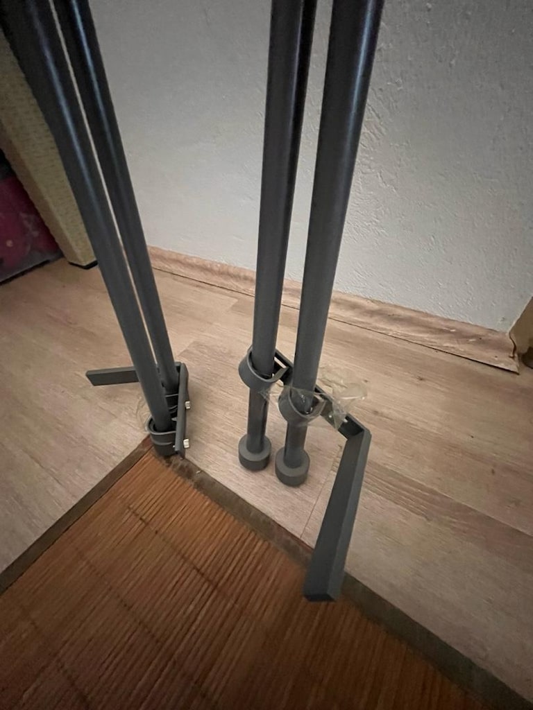 Özel Dikim Fon Perde + Keten Dokulu Tül Takımı + IKEA Perde Çubukları - 9