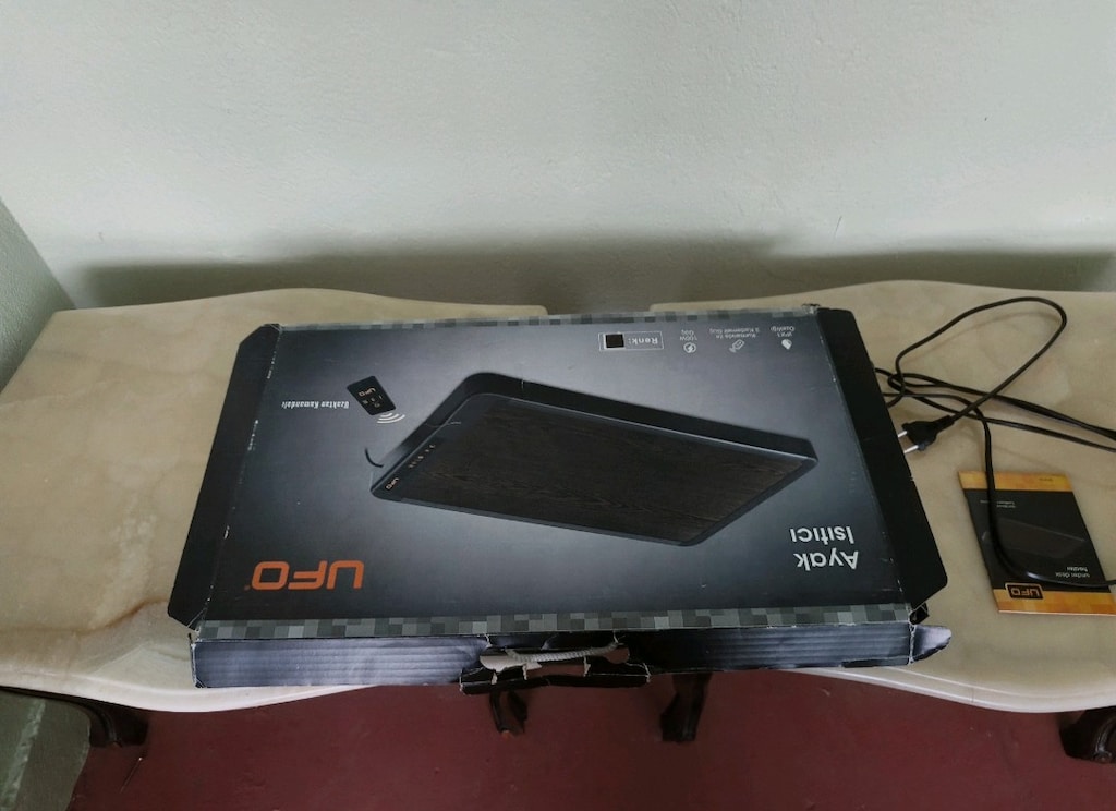 UFO Wenge Ayak Isıtıcı, Hiç Kullanılmadı - 3