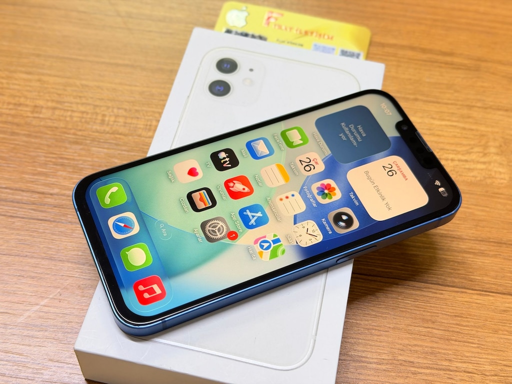 128GB APPLE İPHONE 13 MAVİ YD TEMİZ ÇİZİKSİZ EN İYİ FİYAT. - 5