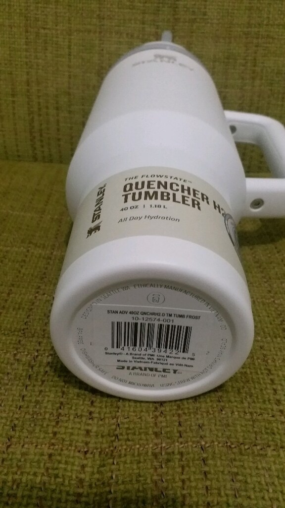 stanley Quencher beyaz pipetli termos - 3
