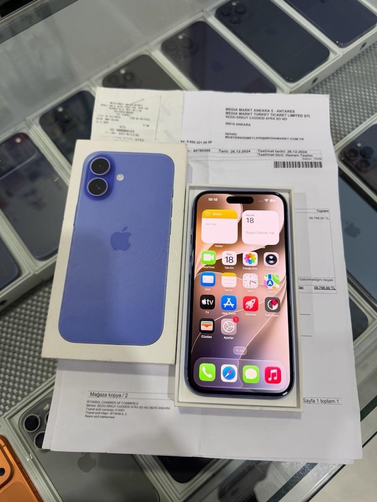 IPHONE 16 HATASIZ KUTULU FATURALI GARANTİLİ 3-6-9TAKSİT - 8
