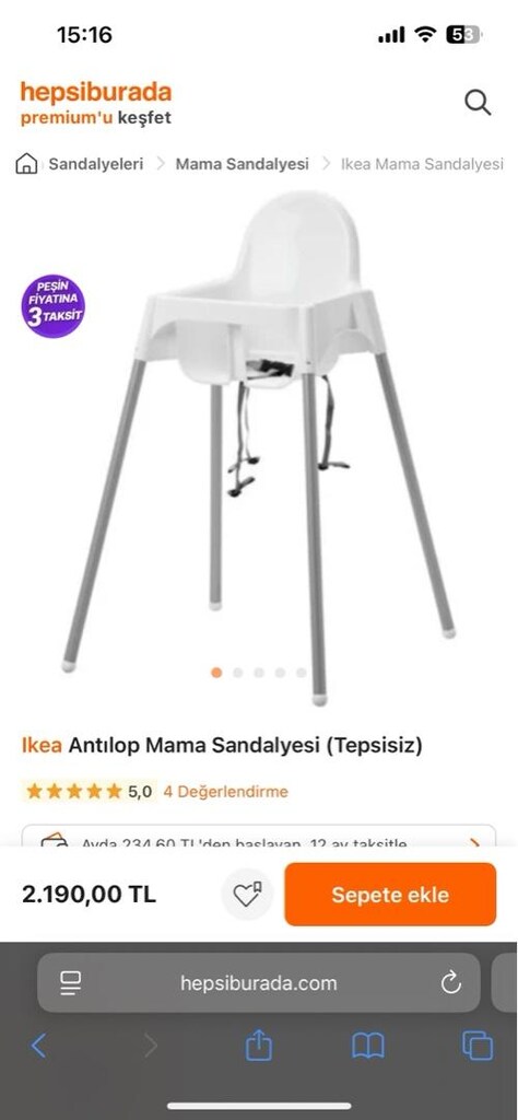 mama sandalyesi - 2
