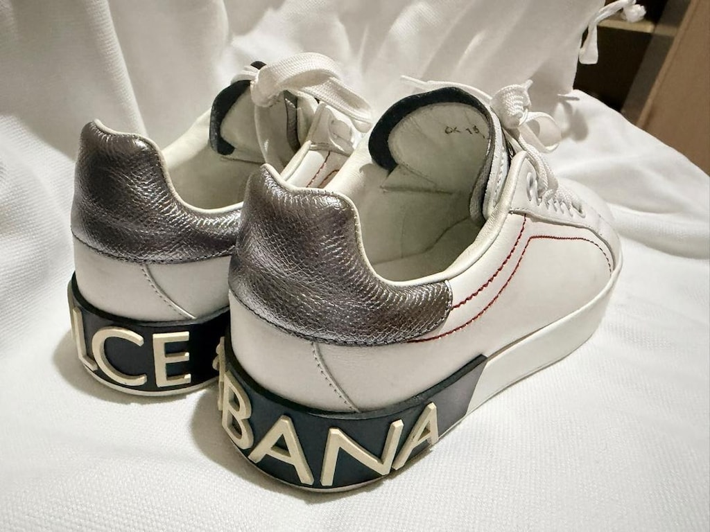Orjinal Ayakkabı. Dolce & Gabbana White Portofino Leather - 5