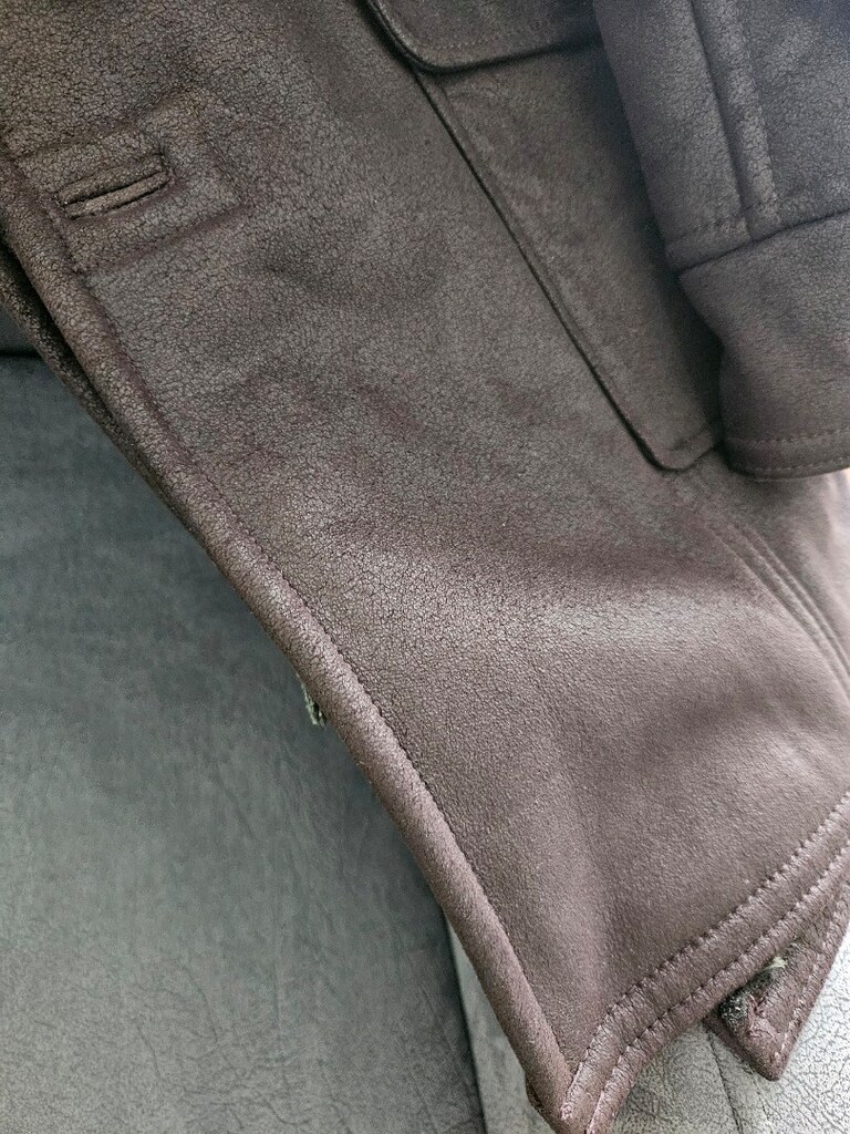 zara erkek kaban süet koyu kahverengi XL beden cok az kullanilmistir - 4