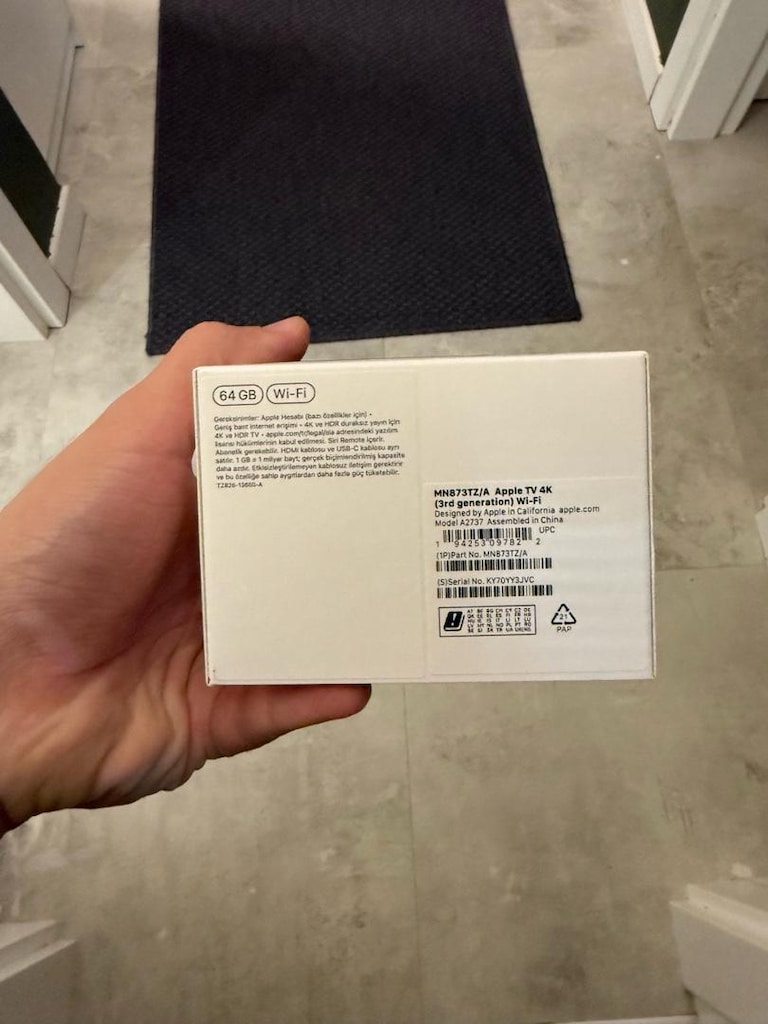 Temiz Apple Tv 4K Wifi 3. Nesil 128 GB - 2