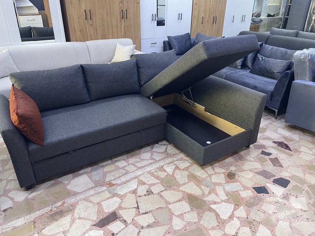 İKEA HOLMSUND KÖŞE KÖŞE KOLTUK YATAKLI SANDIKLI 250/150 - 5