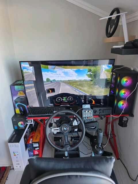 Full+Full simulasyon sistem + Bilgisayar + Koltuk,masa