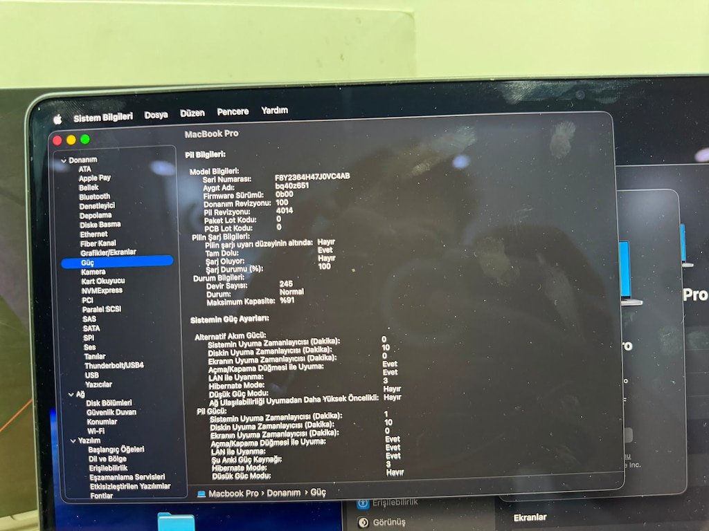 Temiz Az Kullanılmış MacBook Pro 16" M2 Pro 16GB RAM |243 Devir - 4