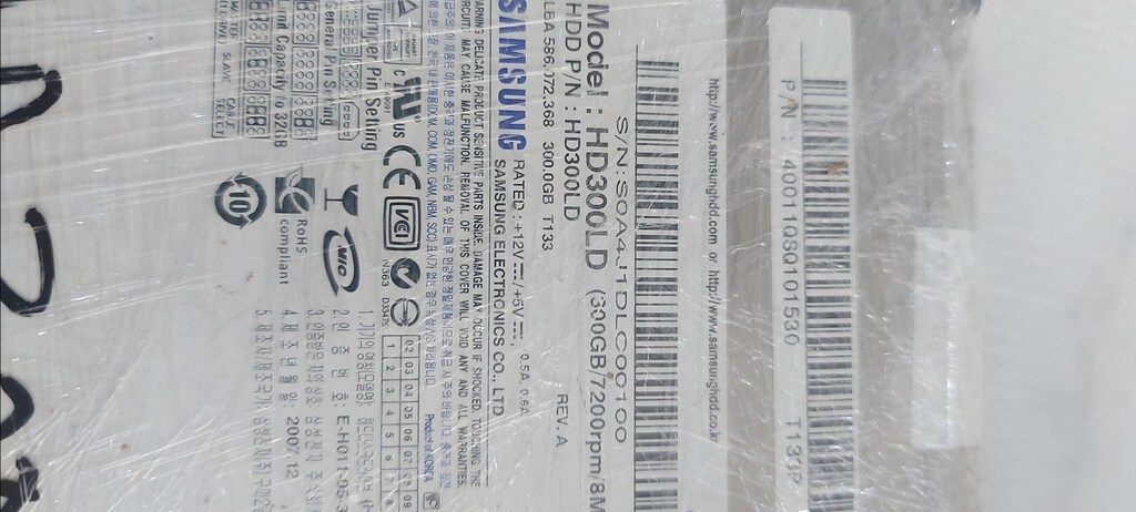 SAMSUNG HD300 300GB - 2