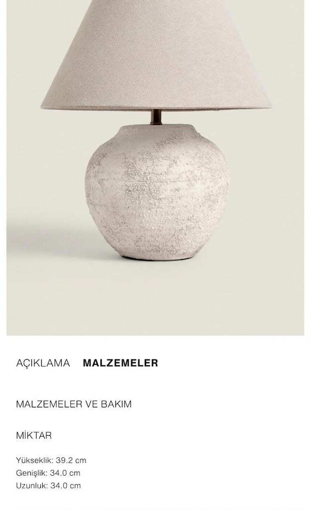 Zara abajur - 4