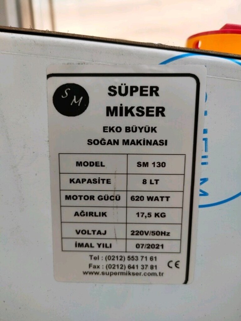 soğan doğrama makinesi mikser doğrayıcı öğütücü sogan makinası - 8